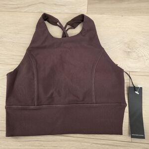 High Neck Chocolate Brown Top 🤎